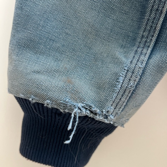 90’s Vintage Carhartt Men’s Blue Duck Lined Jacket - Picture 5 of 11